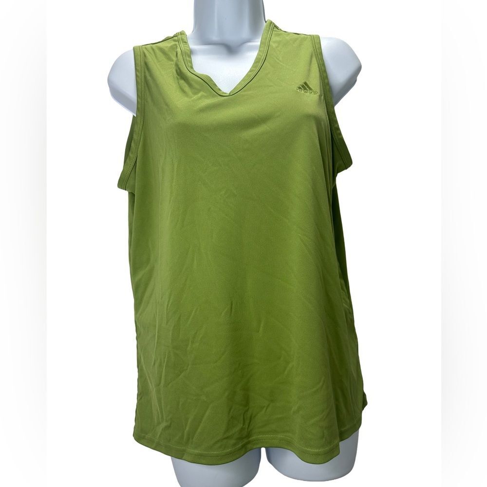 Adidas Lime Green Tank Top size L
